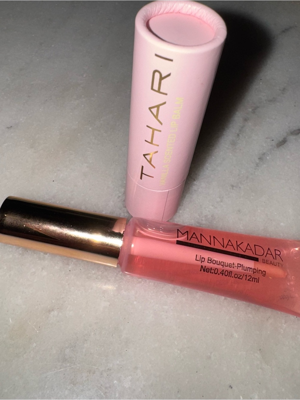 Lip gloss & balm set